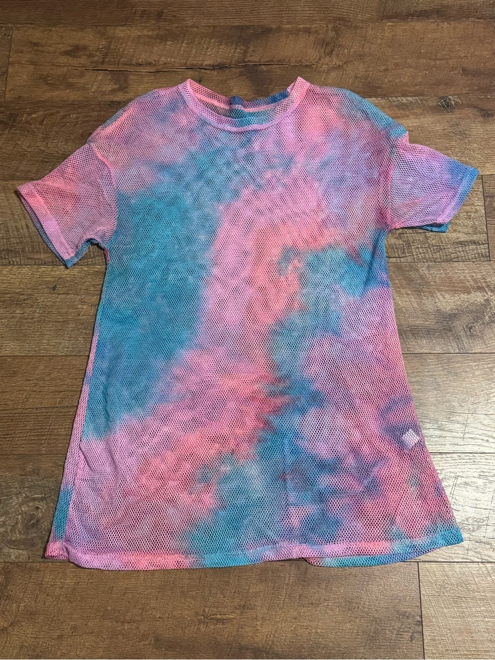 Tie-Dye Mesh Cover Up